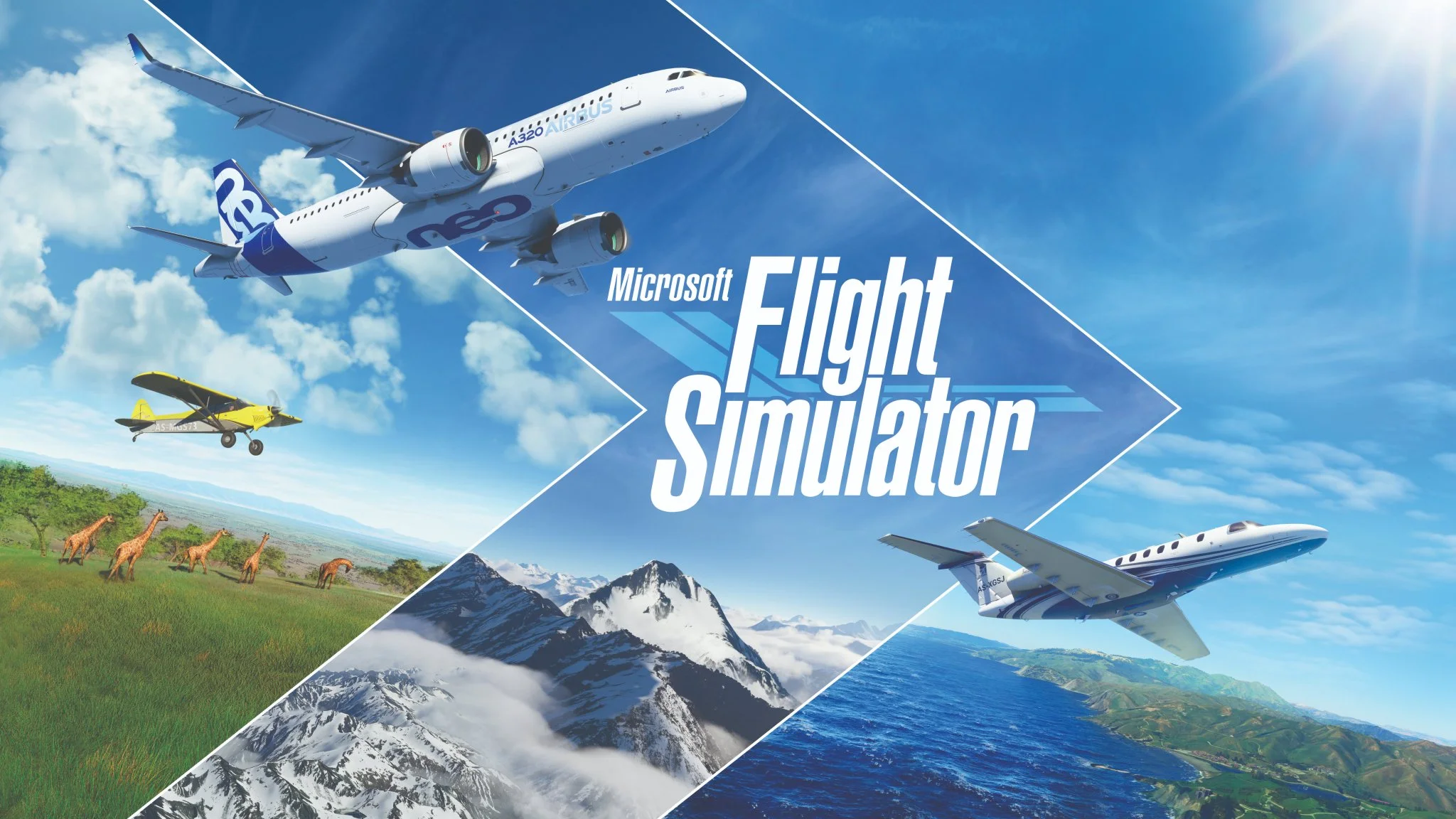 Microsoft Flight Simulator 2020, A VR Flight Simulator, blue aesthetic