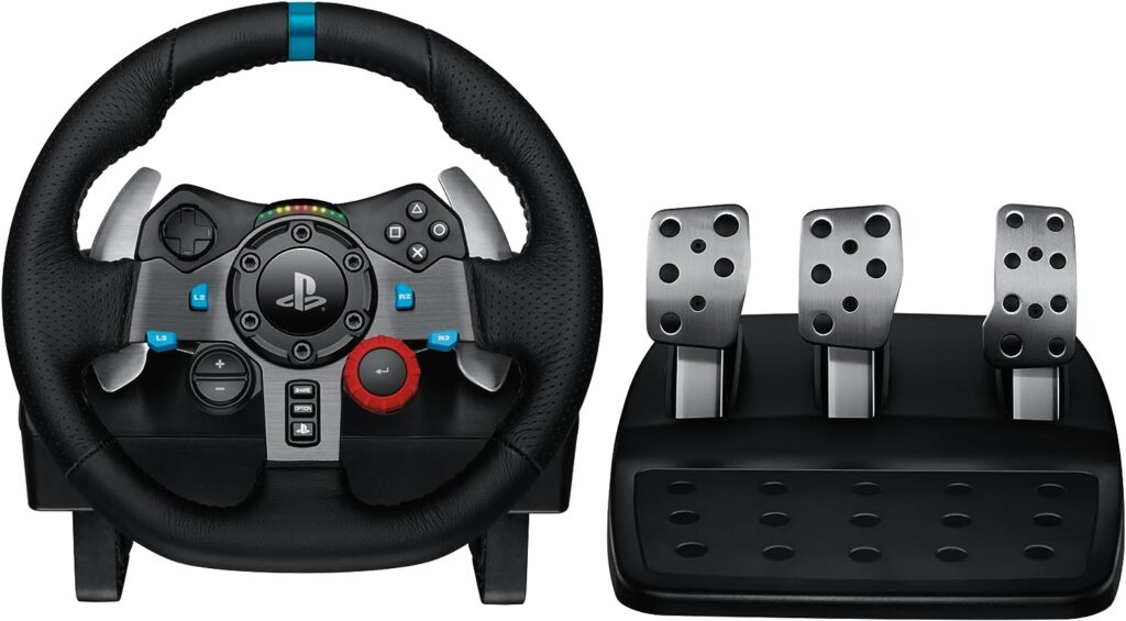 logitech g29 vr racing games white aesthetic